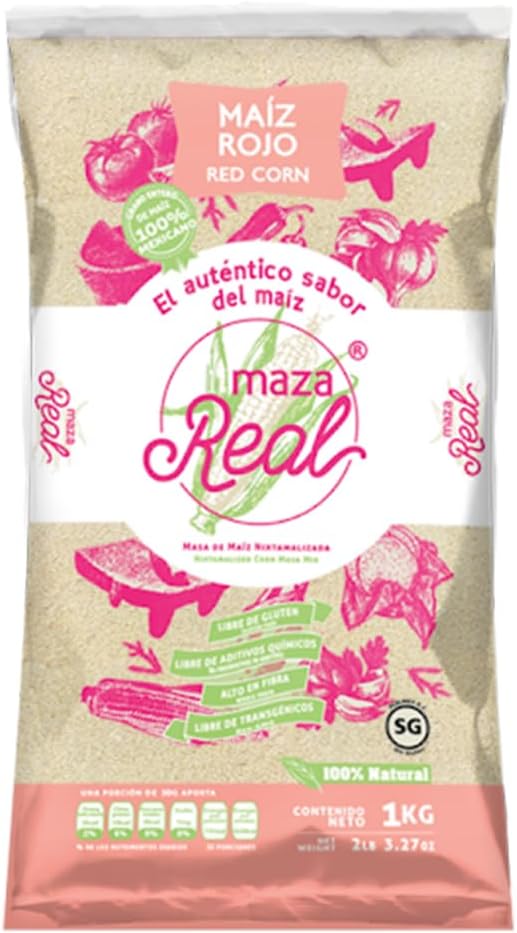 MAZA REAL - RED Corn flour 1kg